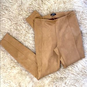 XS Faux Suede Riding Pants by Premise